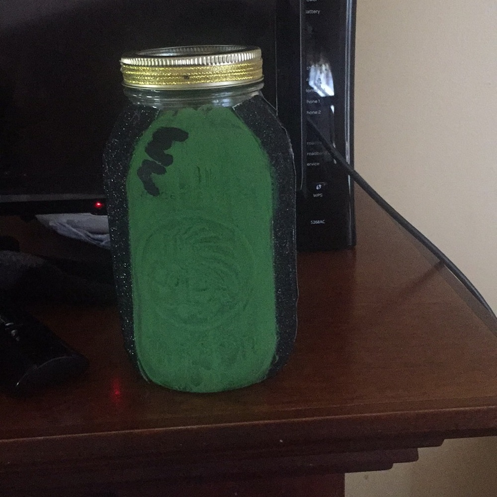 Customized mason jar